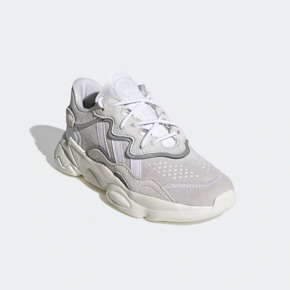 Adidas Ozweego Sneakers in White w/ Purple Accents Size Womens 8.5 - Picture 3 of 11